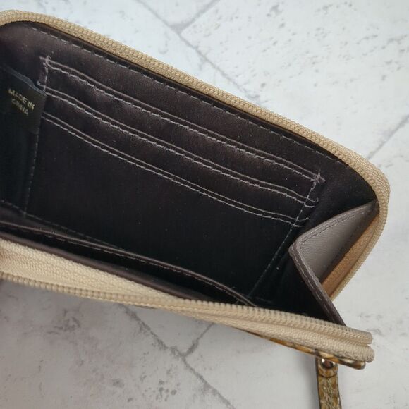 Coach Sutton Signature C Python Universal Case Wristlet Khaki Natural 61851 - Picture 5 of 14